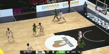 不容易！敘利亞U16女籃下半場(chǎng)被中國(guó)隊(duì)打出36-0之后終于得分
